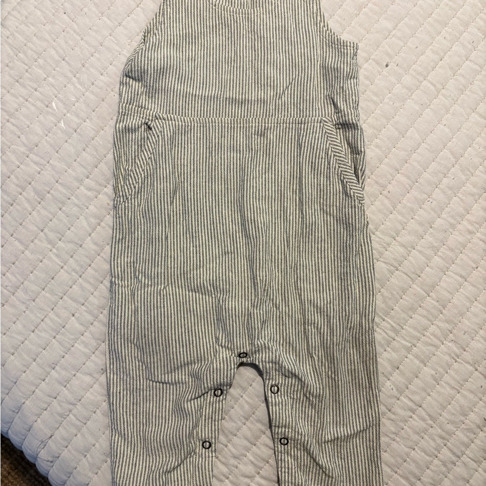 Classic Striped Kids Overalls